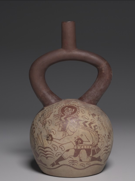 <p>2.16 Moche, Cleveland Painter, Vessel with Running Figures, c. 450-550 CE</p>