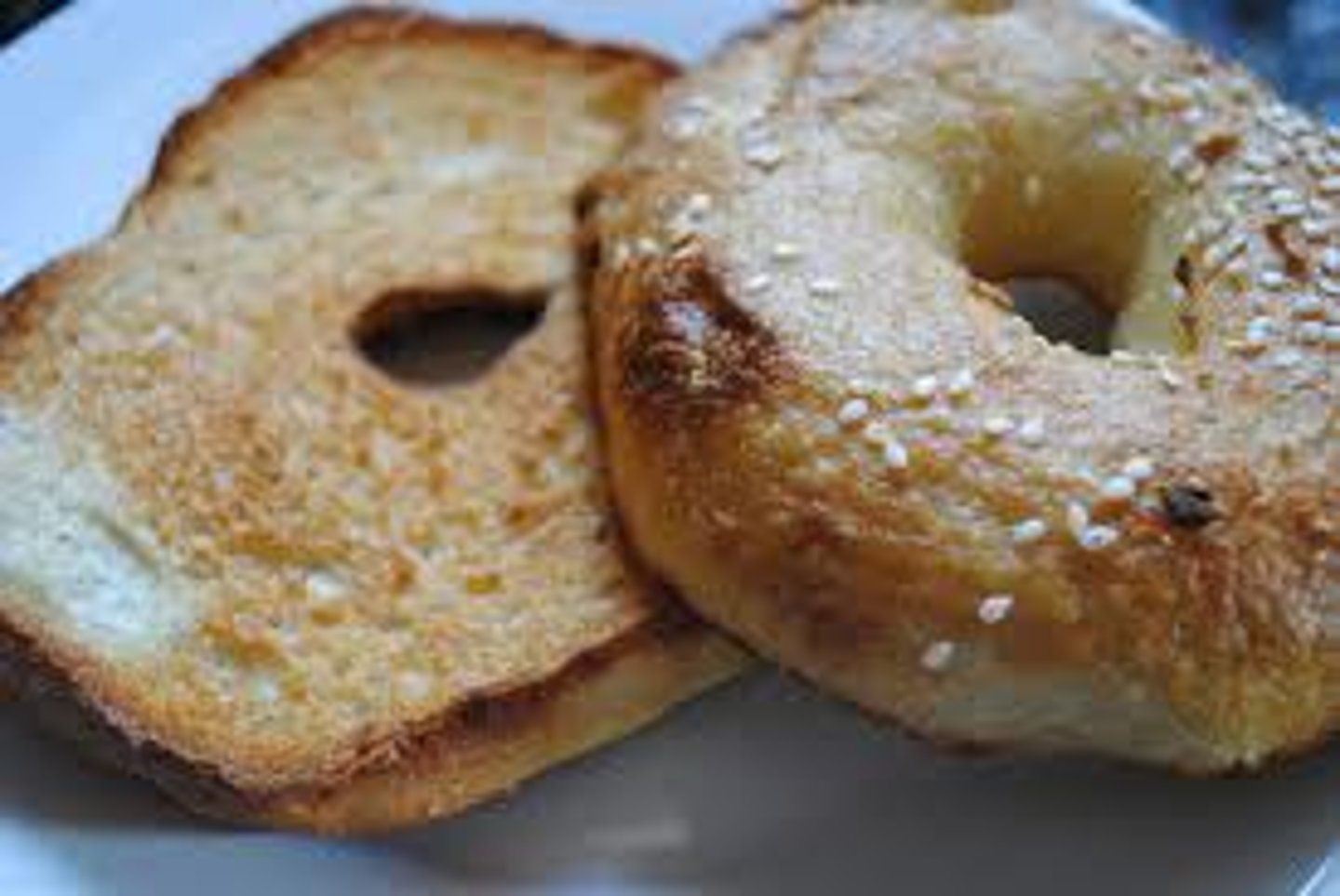 <p>toasted bagel</p>