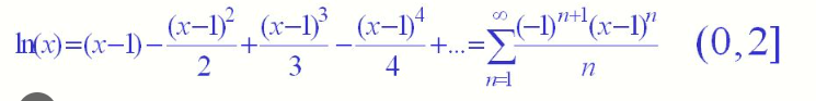 <p>just alternating taylor polynomial without factorial</p>