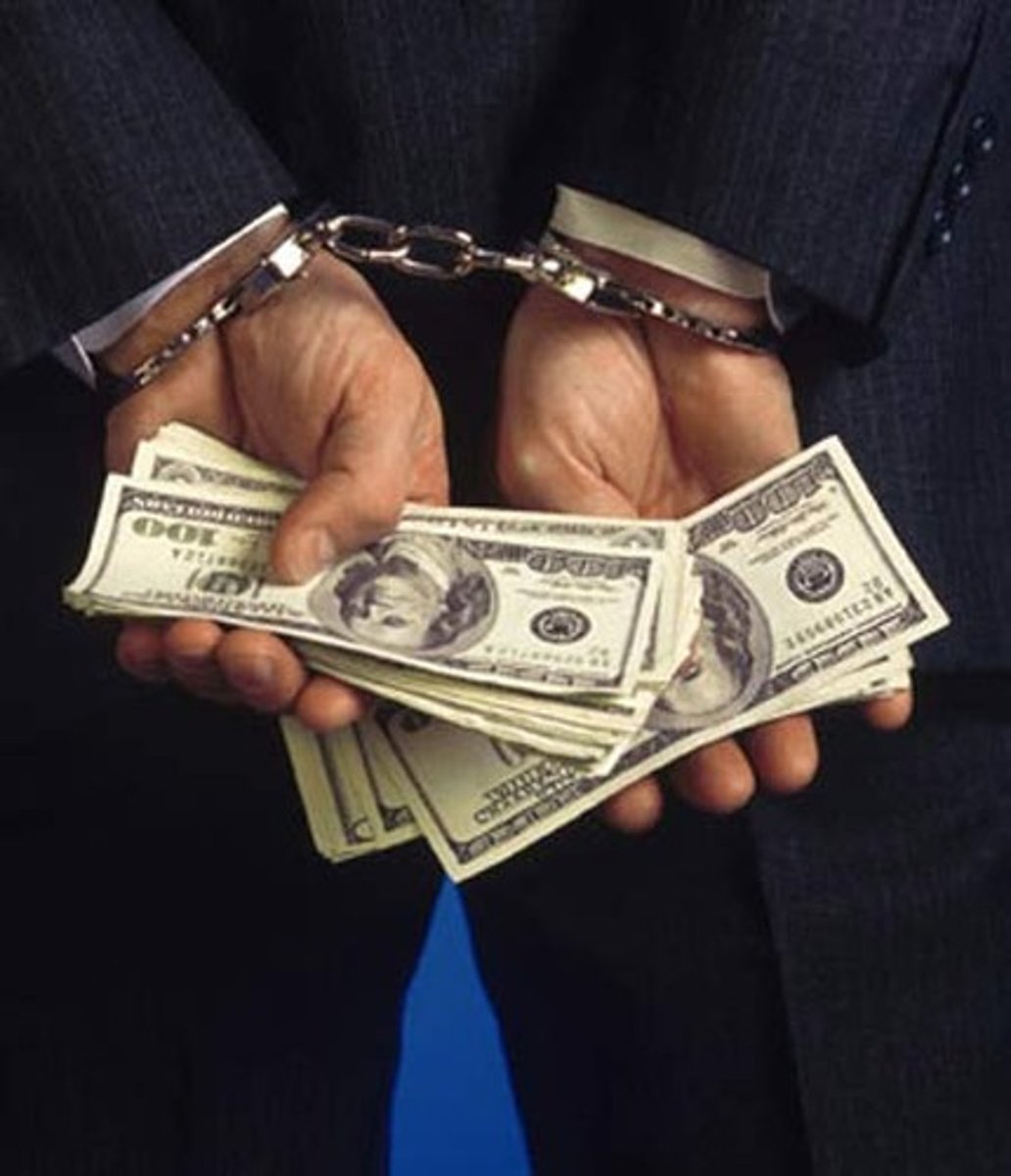 <p>Edwin Sutherland's term for crimes committed by people of respectable and high social status in the course of their occupations; for example, bribery of public officials, securities of violations, embezzlement, false advertising, and price fixing.</p>
