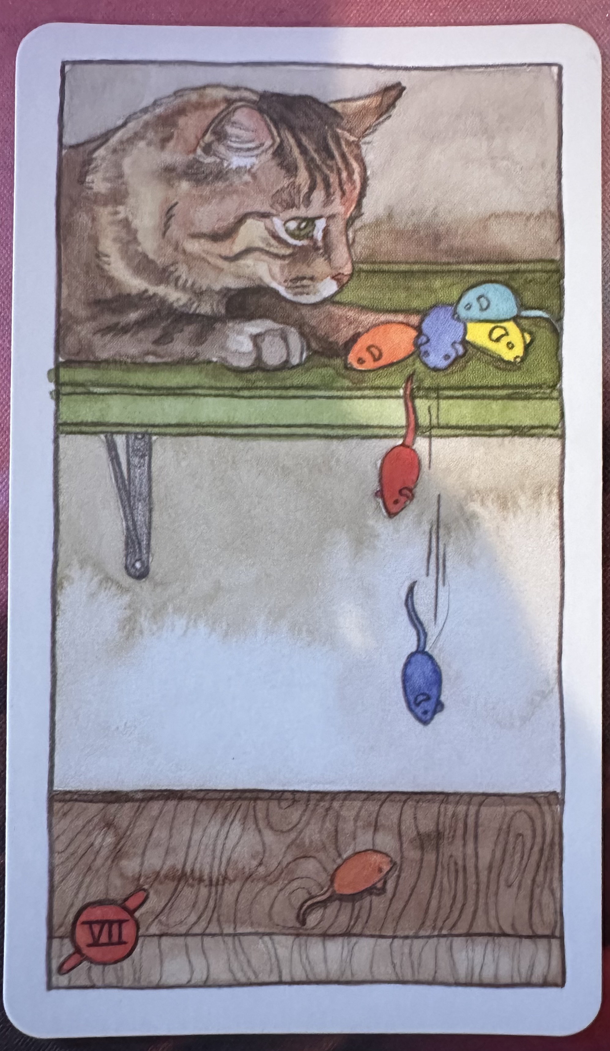 <p>Seven of Wands (VII) Upright</p>