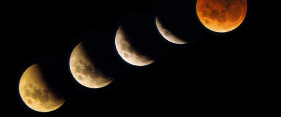 <p>The lunar eclipse casts a round shadow of the Earth on</p><p>the moon.</p>