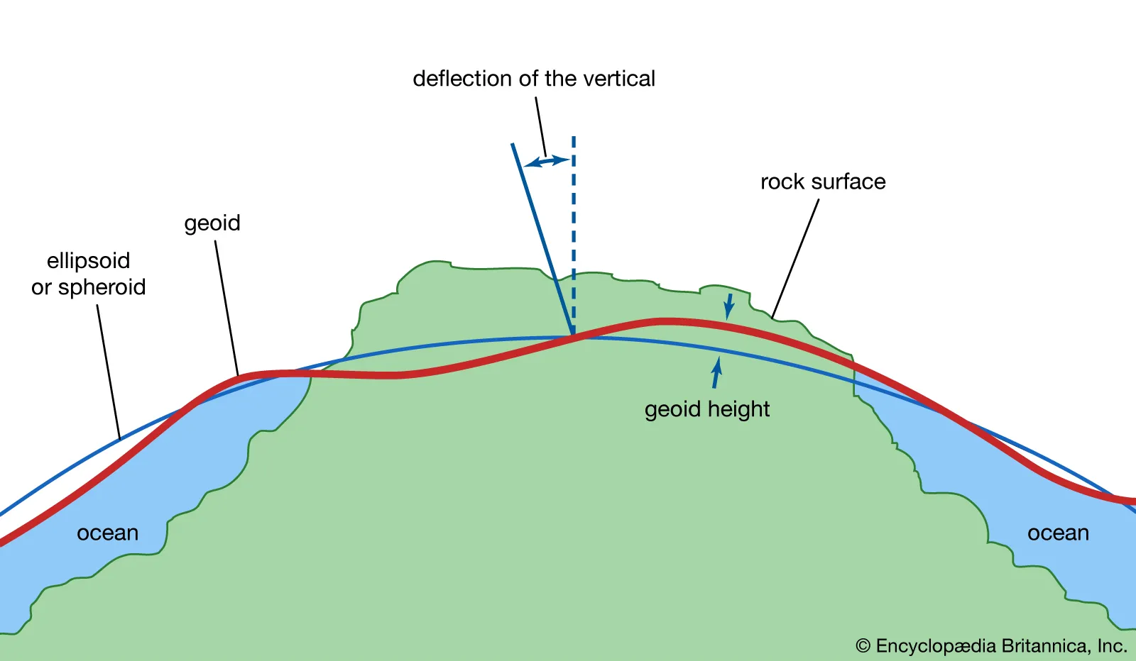 <p>a model of Earth using mean sea level as a base</p><ul><li><p><span> takes mountains and trenches into account as an Earth model</span></p></li></ul><p></p>