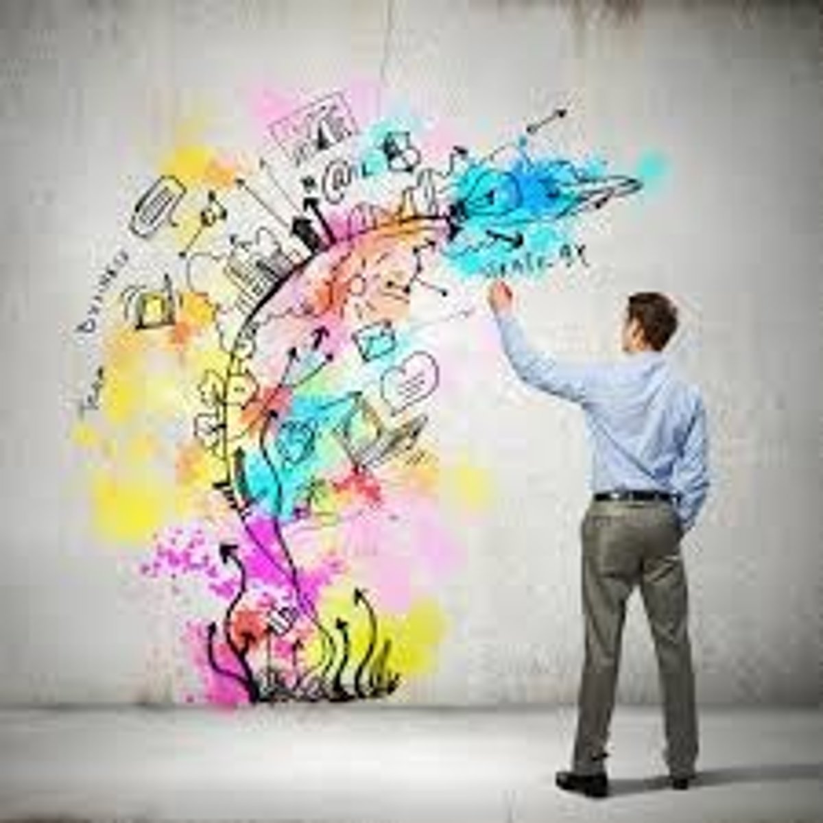 <p>creative; inventive</p>