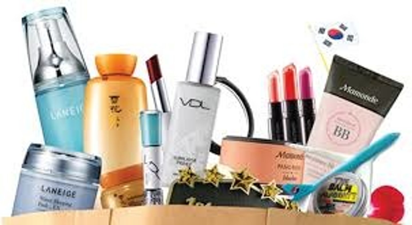 <p>cosméticos</p>