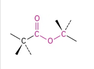 <p>O=C-O-C </p>