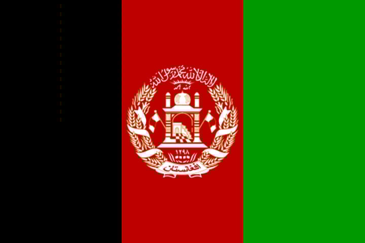 <p>Black = its troubled 19th century history as a protected state.</p><p>Red = the blood of those who fought for independence (specifically, the Anglo-Afghan Treaty of 1919), or progress.</p><p>Green = hope and prosperity for the future, agricultural prosperity, or Islam.</p>