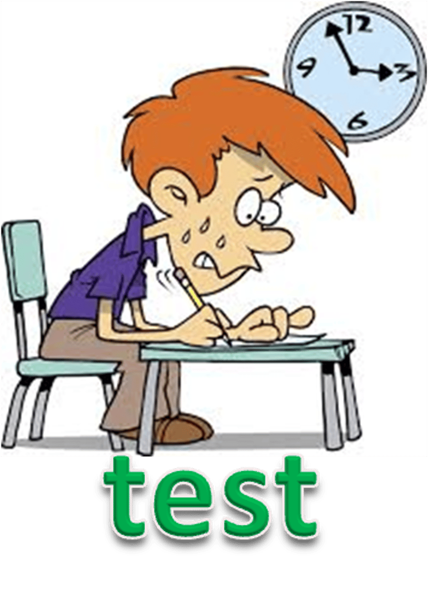 <p>Mengikuti ujian</p>