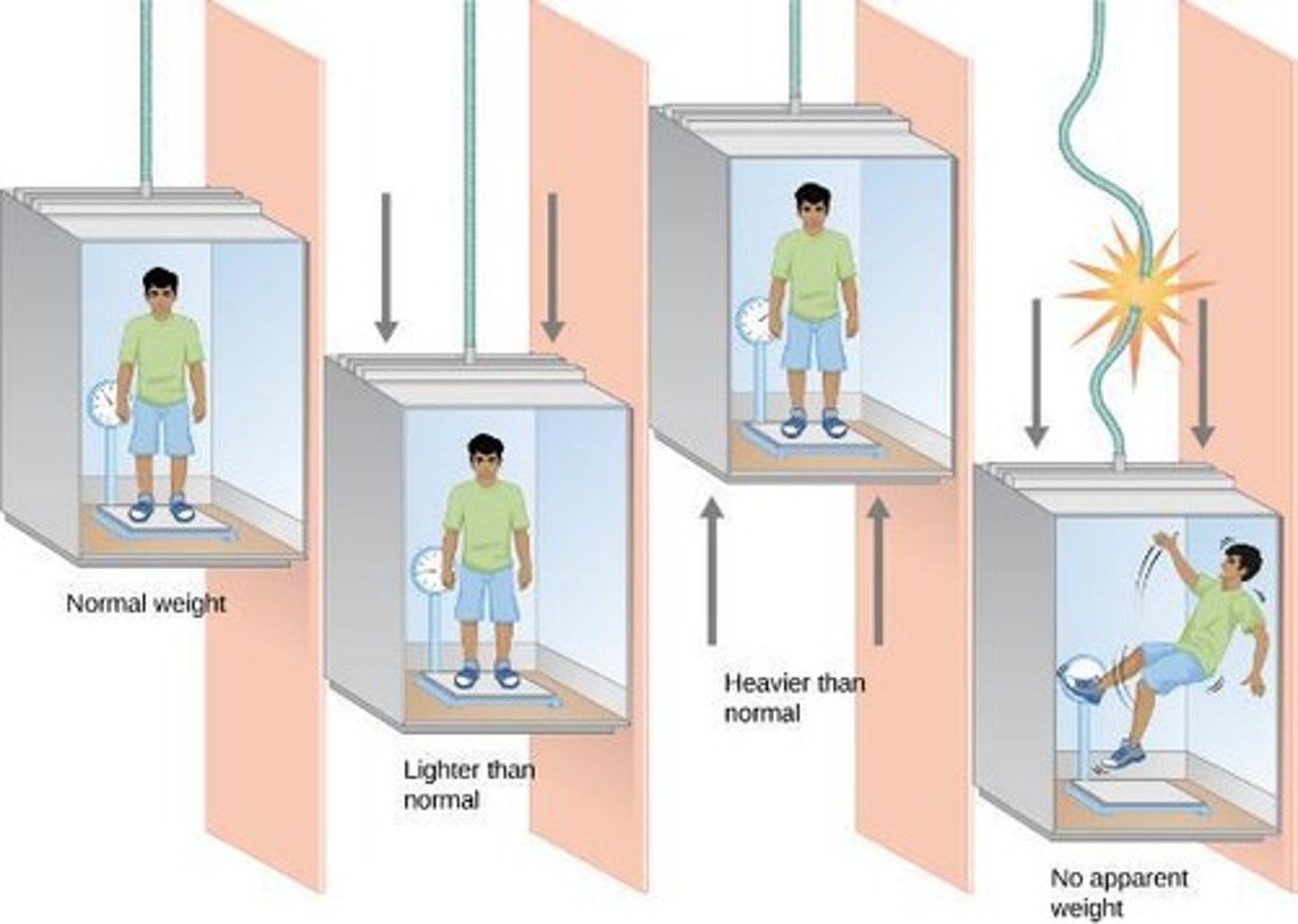 <p>You would feel lighter than normal.</p>