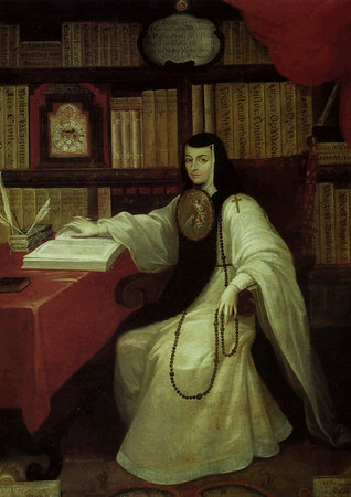 <p>Portrait of Sor Juana Inés de la Cruz</p>