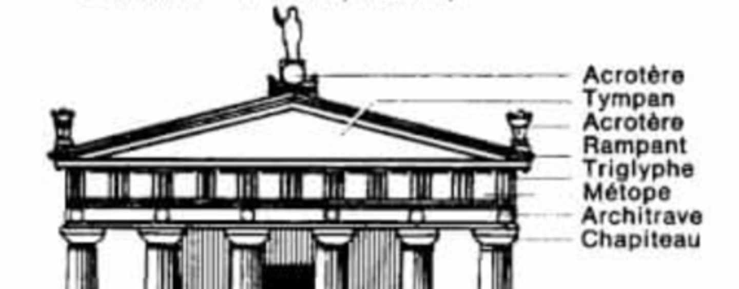 <p>Socle disposé au sommet et aux extrémités d'un fronton pour supporter des vases ou un ornement.</p>