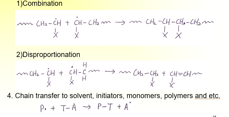 <p>The method of termination is pretty random, nothing is dominant, and it varies based on the X you have</p>