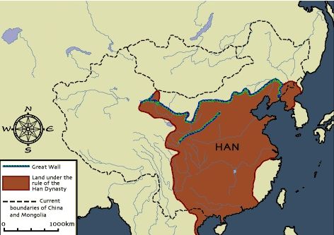 <ul><li><p><strong>Centralized Bureaucracy</strong> – The Han maintained the Qin system of a strong, centralized government with an emperor at the top, supported by a complex bureaucracy. The Qin’s administrative divisions (commanderies and counties) remained in place.</p></li><li><p><strong>Legalist Influence</strong> – While the Han softened some of the harsh Legalist policies of the Qin, they still used aspects of Legalism, such as strict laws, standardization, and bureaucratic discipline, to maintain order.</p></li><li><p><strong>Standardization</strong> – The Han retained Qin policies of standardizing weights, measures, currency, and writing to ensure unity across the empire.</p></li><li><p><strong>Military Expansion and Border Defense</strong> – Like the Qin, the Han continued efforts to expand and defend China's frontiers, maintaining the Great Wall and using military campaigns to deal with nomadic threats, such as the Xiongnu.</p></li><li><p><strong>Infrastructure Projects</strong> – The Han upheld the Qin’s focus on major state projects like road networks, canals, and irrigation systems to facilitate governance and economic development.</p></li><li><p><strong>Merit-Based Bureaucracy</strong> – The Qin had begun a system where officials were appointed based on ability rather than aristocratic birth. The Han refined this system, later introducing Confucian examinations that laid the groundwork for the imperial civil service system.</p></li></ul><p></p>