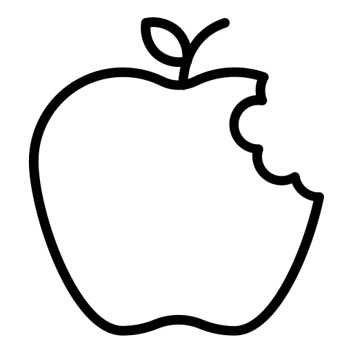 <p>Bitten apple</p>