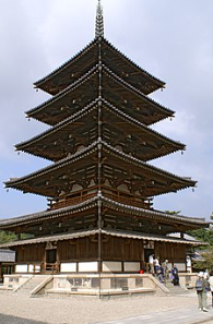 <p>Identify this japanese landmark/ space/ design element</p><p>a. Ofuro<br>b. Chubadai<br>c. Kotatsu<br>d. Shoji<br>e. Japanese Pagoda</p>