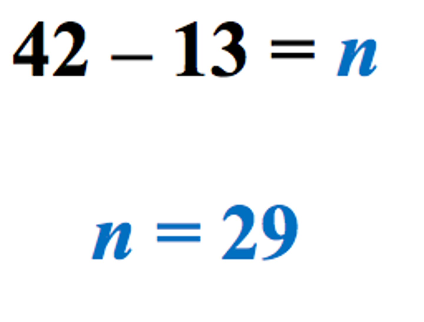 <p>To replace the variable in an expression with a number and then solve it.</p>