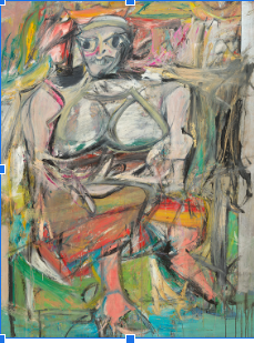 <p>William De Kooning “Woman I” (What is the art movement)</p>