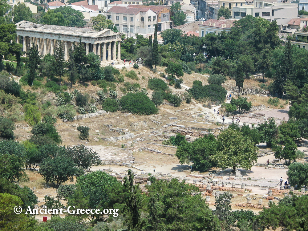 <p>Athenian agora</p><ul><li><p>through Hellenistic Greek.</p></li><li><p>600 B.C.E.-150 C.E.</p></li></ul><p>Plan It is the most richly adorned and quality of its sculptural decoration it is surpassed only by the Parthenon. the sculptural decoration and certain sections of the roof were made up of Parian marble.</p>