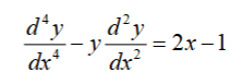 <p>What is the order in the DE</p>