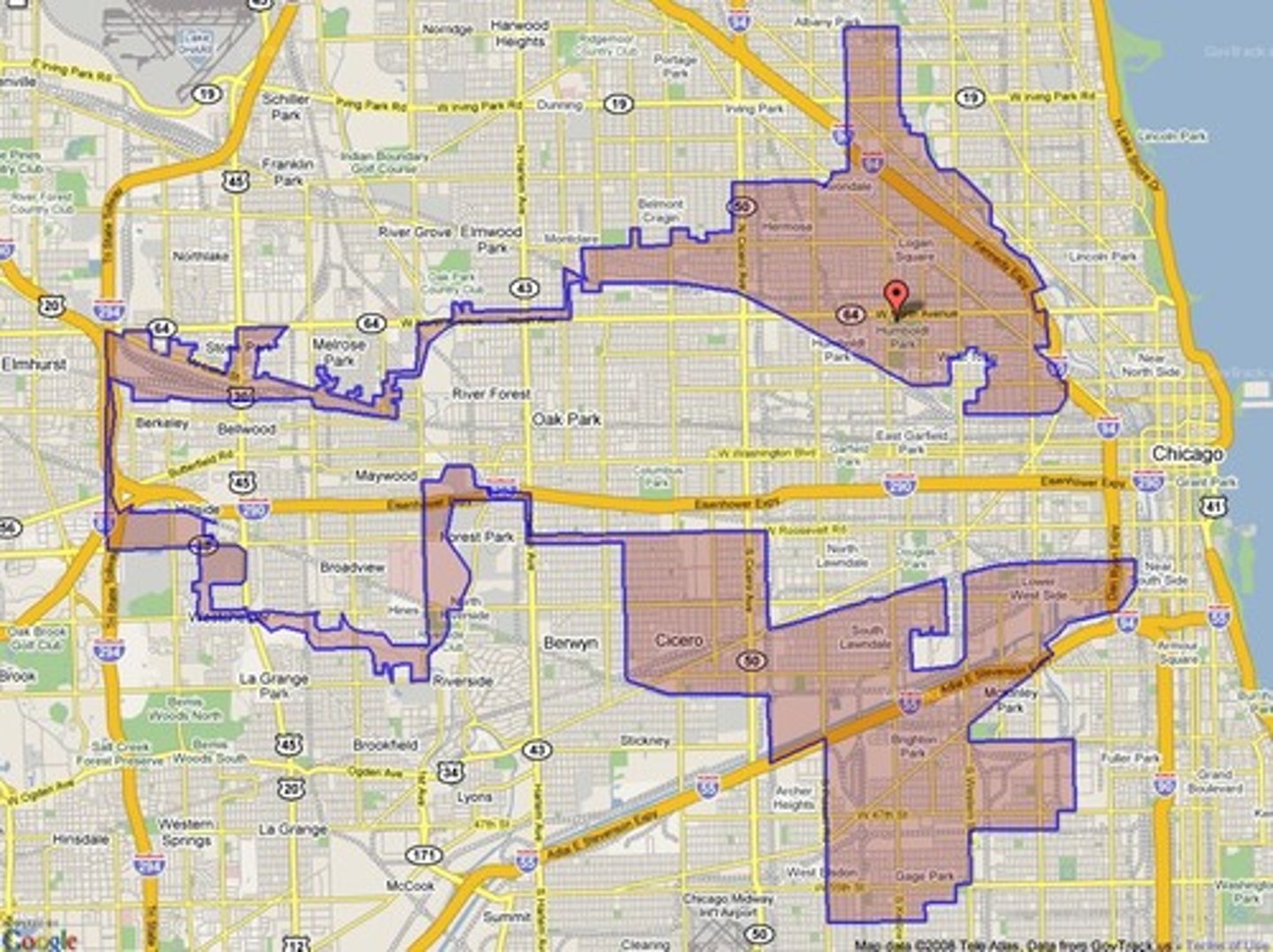 <p>Redistricting voting districts in a manner that favors one political party over another. This is illegal. politicians. politicians are picking their voters basically. two techniques include cracking and packing.</p>