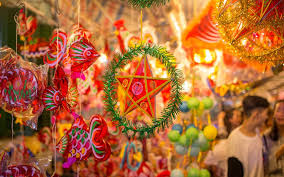 <p>Tết Trung Thu</p><ul><li><p>The children were excited to carry lanterns during______<br>→ Trẻ em rất háo hức rước <strong>đèn lồng</strong> trong dịp <strong>Tết Trung Thu</strong>.</p></li><li><p class=""><strong>We gave mooncakes to our neighbors to celebrate the _______l.</strong><br>→ Chúng tôi tặng <strong>bánh trung thu</strong> cho hàng xóm để mừng <strong>Tết Trung Thu</strong>.</p></li></ul><p></p>