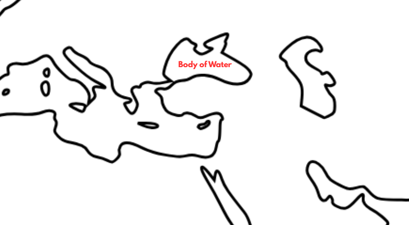 <p>What is the body of water?</p>