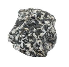 <p>-Igneous</p><p>-plutonic</p><p>-porphyritic/pegmatatic</p><p>-intermediate (felsic-mafic)</p><p>-Ca/Na plagioclase, pyroxene, hornblende (amphibole)</p><p>-formed in the middle of Bowens reaction series </p><p>uses: construction </p>
