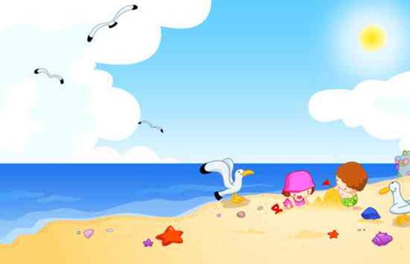 <p>hǎibiān bãi biển 夏天我們常去海邊游泳。 (Xiàtiān wǒmen cháng qù hǎibiān yóuyǒng.) - Mùa hè chúng tôi thường đi bãi biển bơi.</p>