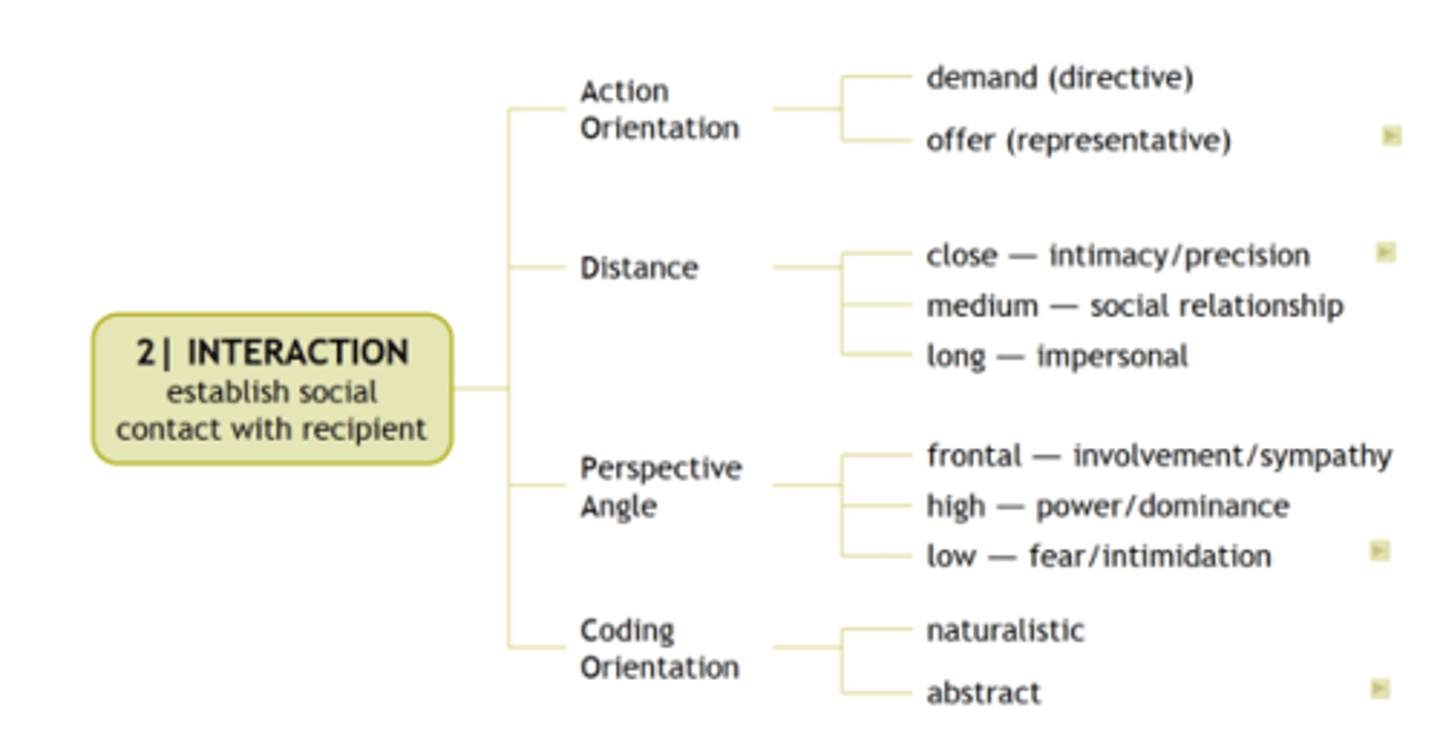 <p>Action Orientation (Image Act/Gaze) - Distance - Perspective Angle - Coding Orientation</p>
