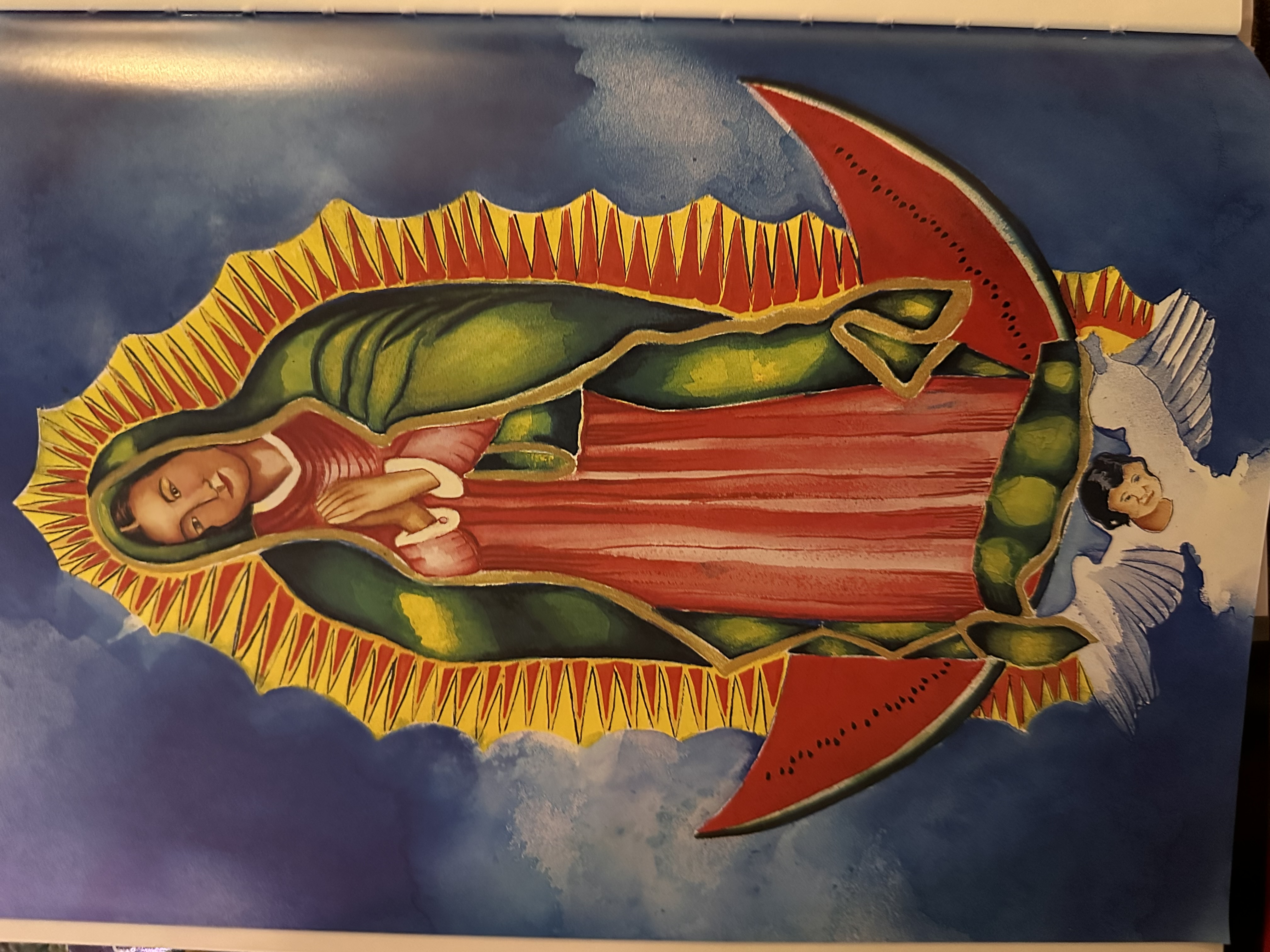 <p>religious immagery </p>