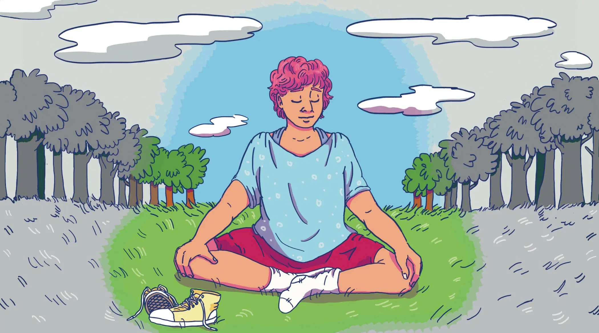 <p>Aware of reality meaning in terms of psychological health </p>