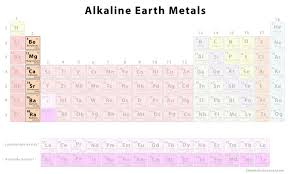 <p>are found in group 2 of the periodic table. They are characterized by having two valence electrons and are less reactive than alkali metals. </p>