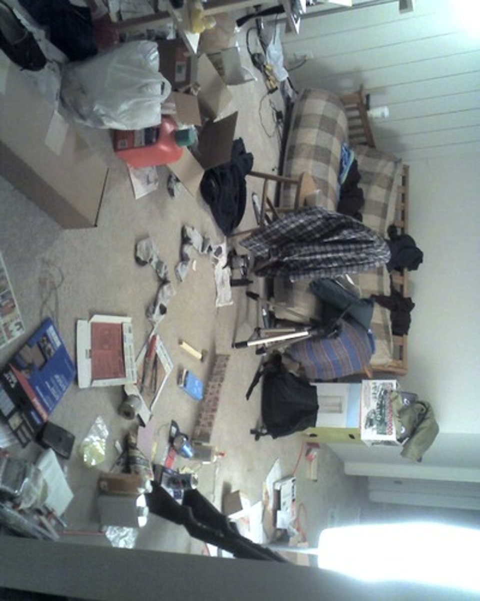 <p>disorderly</p>