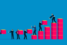 <p>contribute (v) </p>