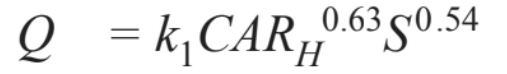 <p>Used to calculate head loss due to friction in pipes</p>