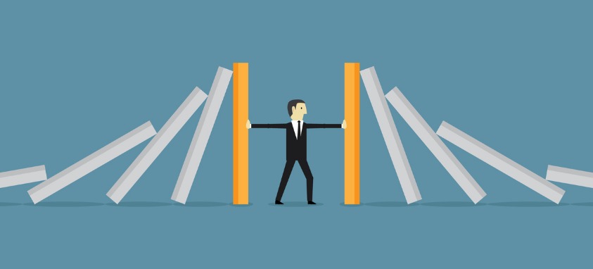 <p>How a business handles an unexpected event that is highly disruptive to its operations, for example a plane crash or corona</p>