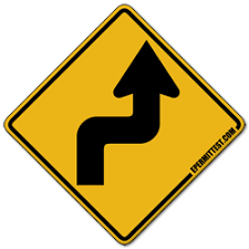 <p>This road sign means:</p>