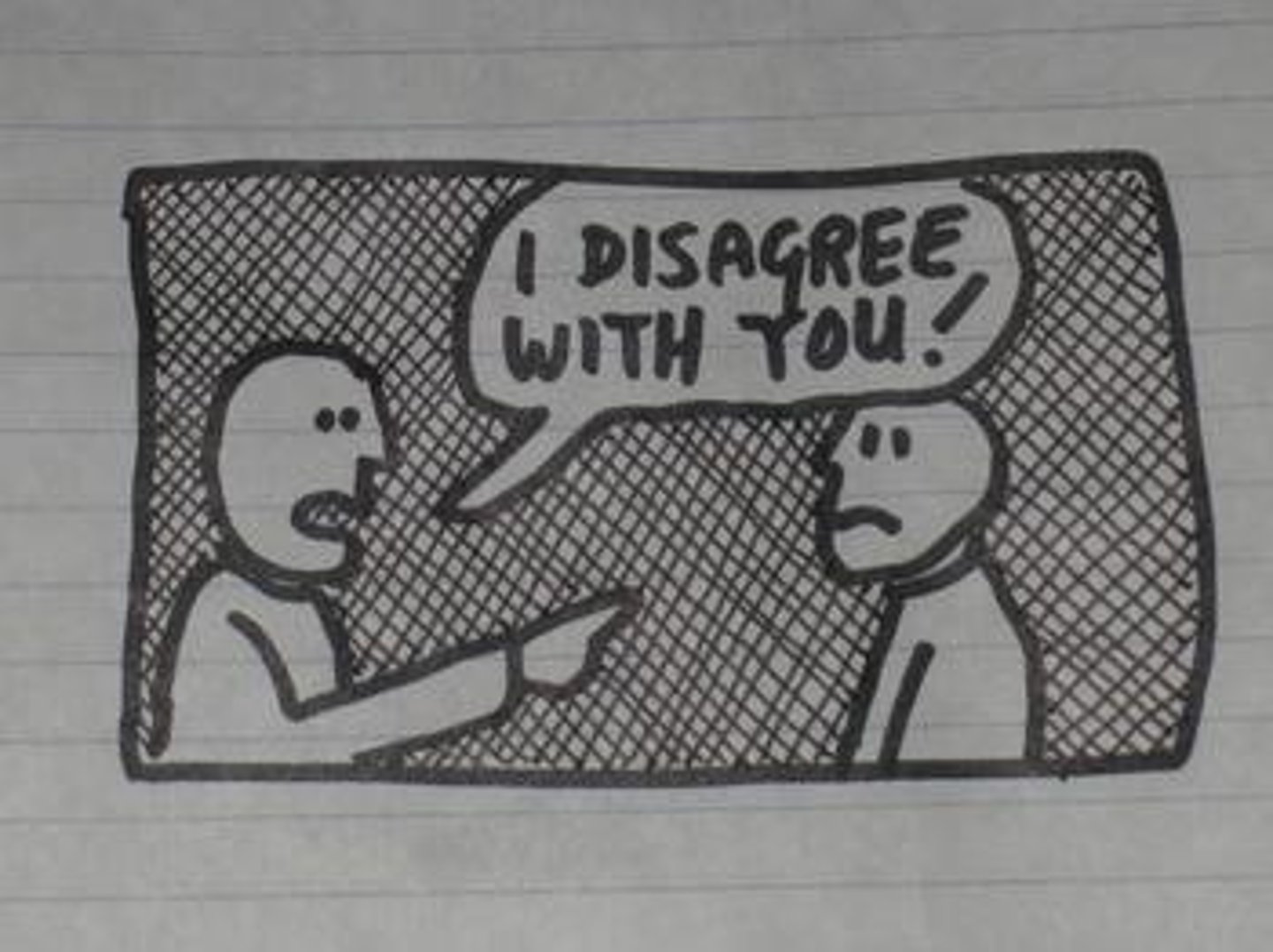 <p>contradictory</p>