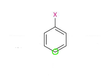 <p>What would the aromatic compounds be named if substituients were put here (GREEN)</p>