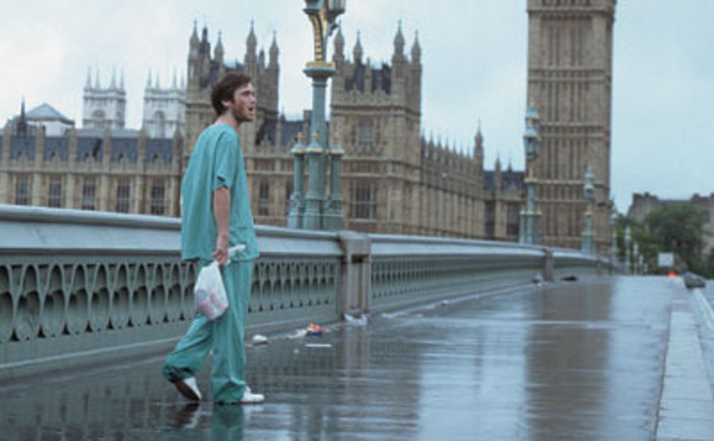 <p>camera set up at a distance from the subject of the shot. A person's full body can be seen in a long shot; they are also often used to stress the environment or setting.</p>