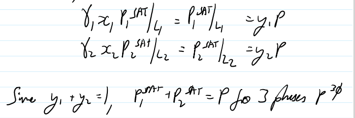 <p>often simplify since the liquids are immiscible </p>