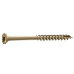 <p>Torx head screw which has a pointed tip, used mainly on wood and can be used for decking.</p>