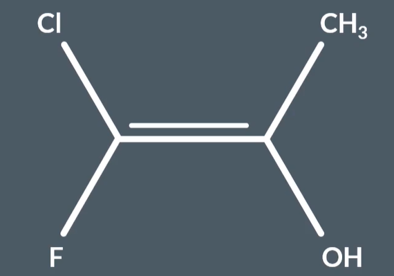 <p><br></p><p><span>E - Z isomers with 4 substituents&nbsp;</span></p><p></p>