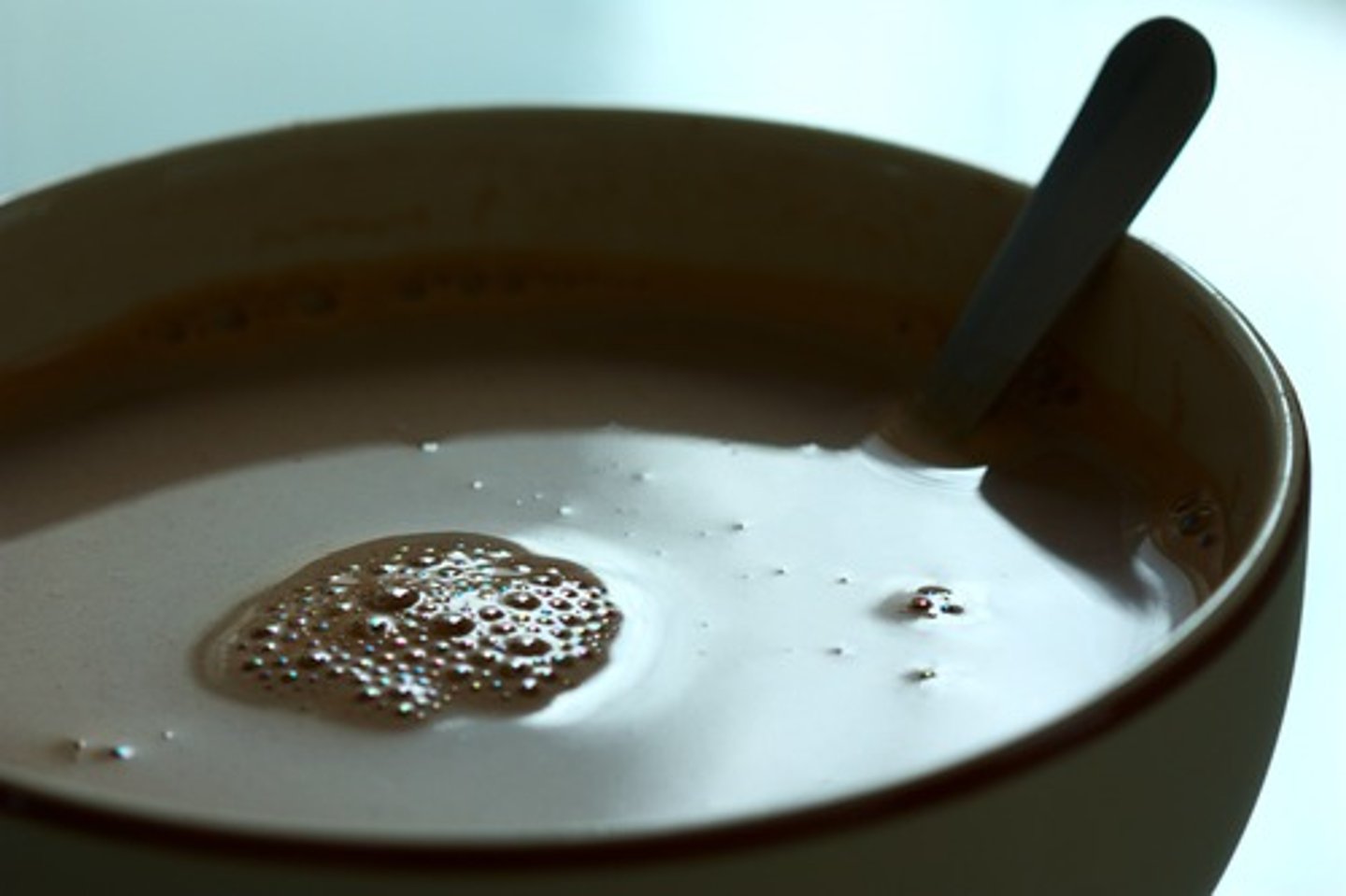 <p>a hot chocolate</p>