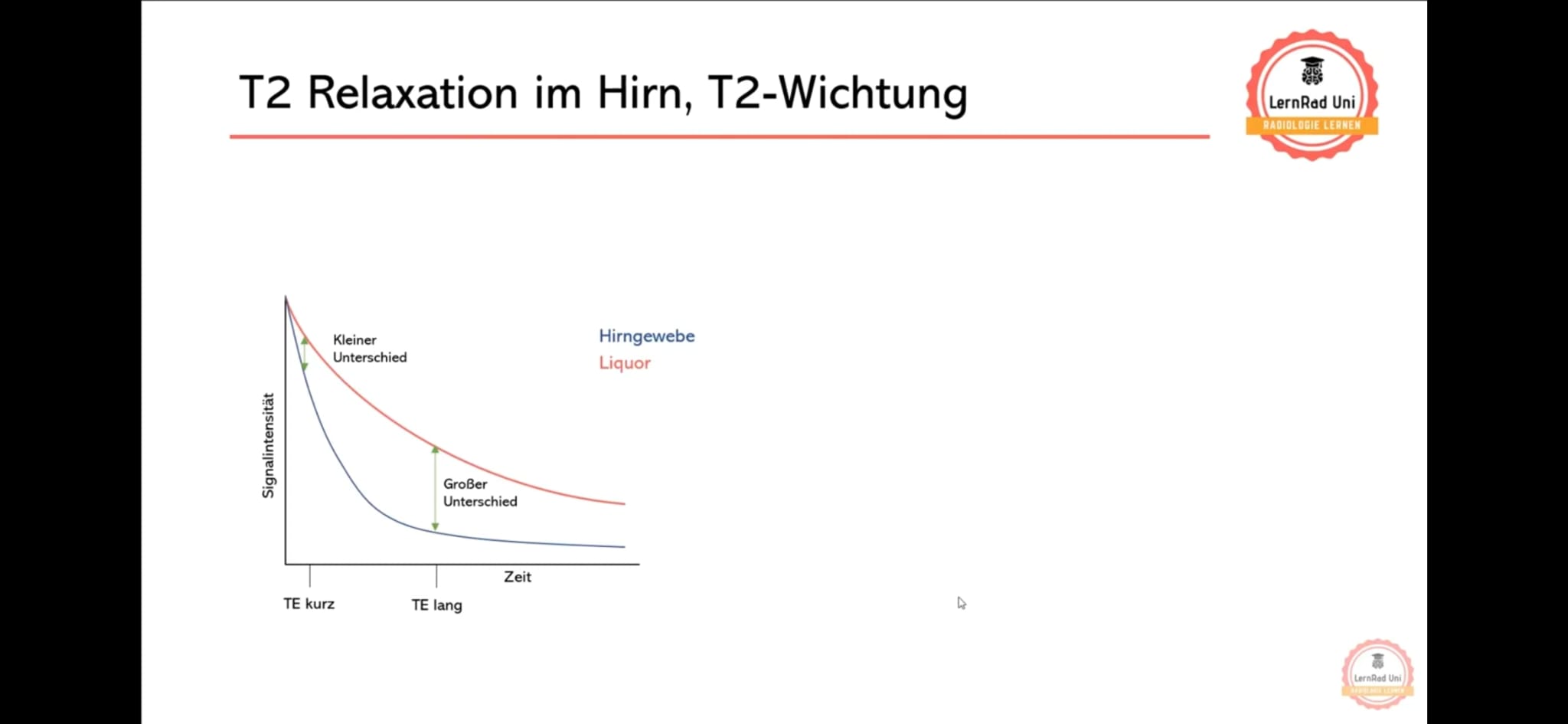 <p>Was ist das Konzept T2-gewichteter Bilder?</p>