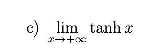 <p>Find the following limits, and confirm that they are consistent with the graphs of the functions involved in each case.</p>