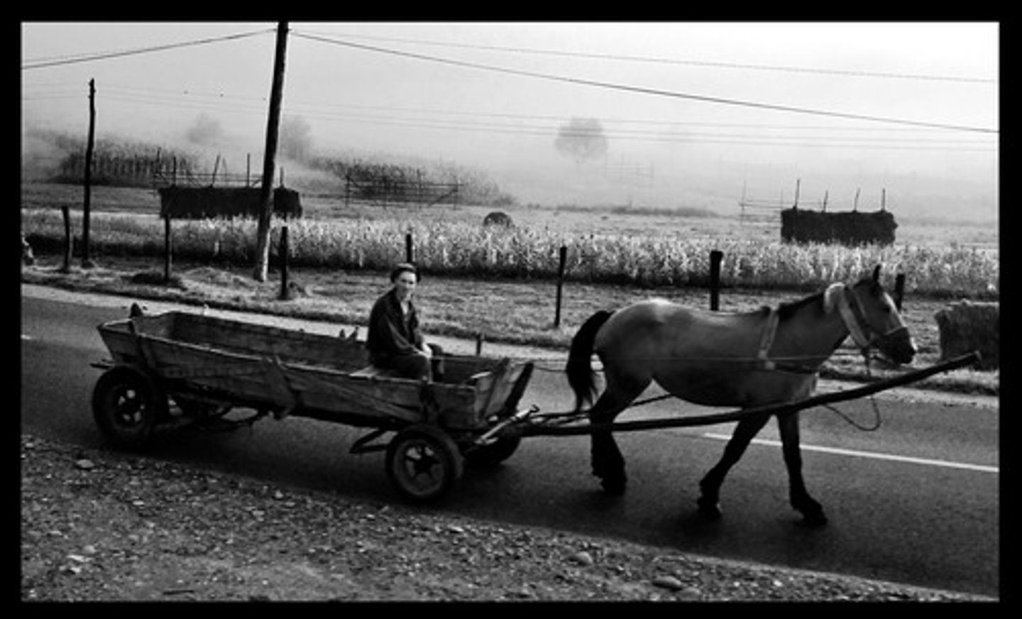 <p>use of machinery in agriculture, like tractors</p>