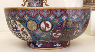<p>What type of art is this?</p><p>a. Tang tricolor pottery</p><p>b. porcelain</p><p>c. cloisonne</p><p>d. jade carving</p>