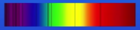 <p><strong>On a spectrum why are there black lines?</strong></p>