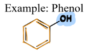 <p>A type of Oxygen-Containing Compound</p><p>= contain an <mark data-color="blue">OH</mark> <u>directly</u> connected to a benzene ring</p>